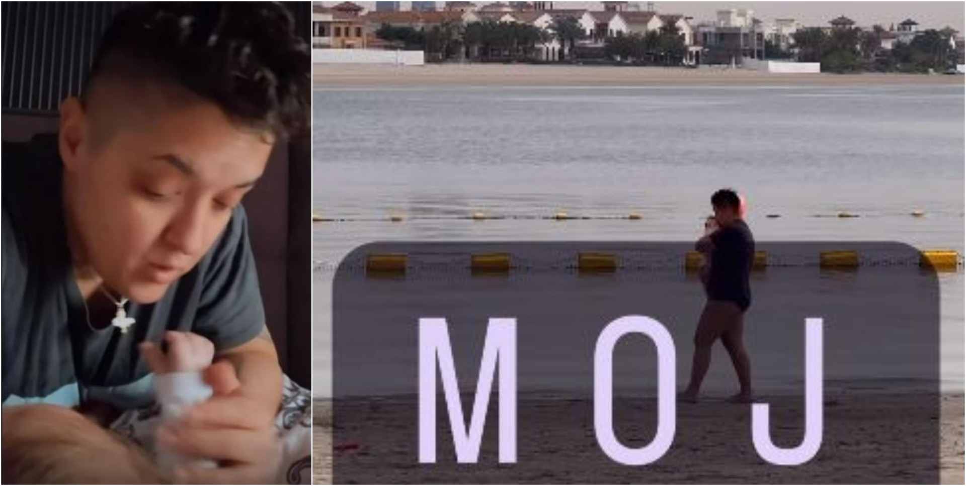 Да се стопиш: Марија Шерифовиќ објави видео од плажа, еве што прави со синот (ВИДЕО)