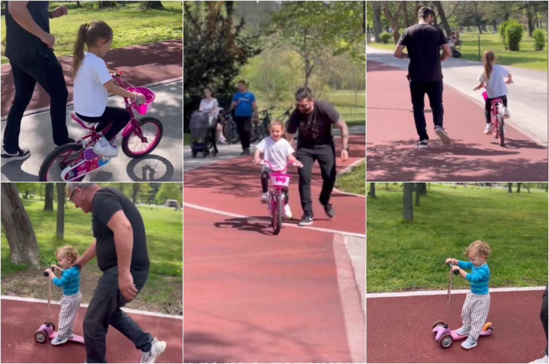 Голема победа за Илина и Кирил, а мама и тато им беа поддршка: Децата на Сара Мејс и Димитар во Градски парк учеа нови спортски вештини