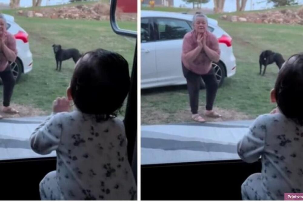 Посебениот однос меѓу баба и внука ќе ве разнежни: Видеото го снимила мајката на девојчето, а еве зошто ќе ви измами насмевка на лицето