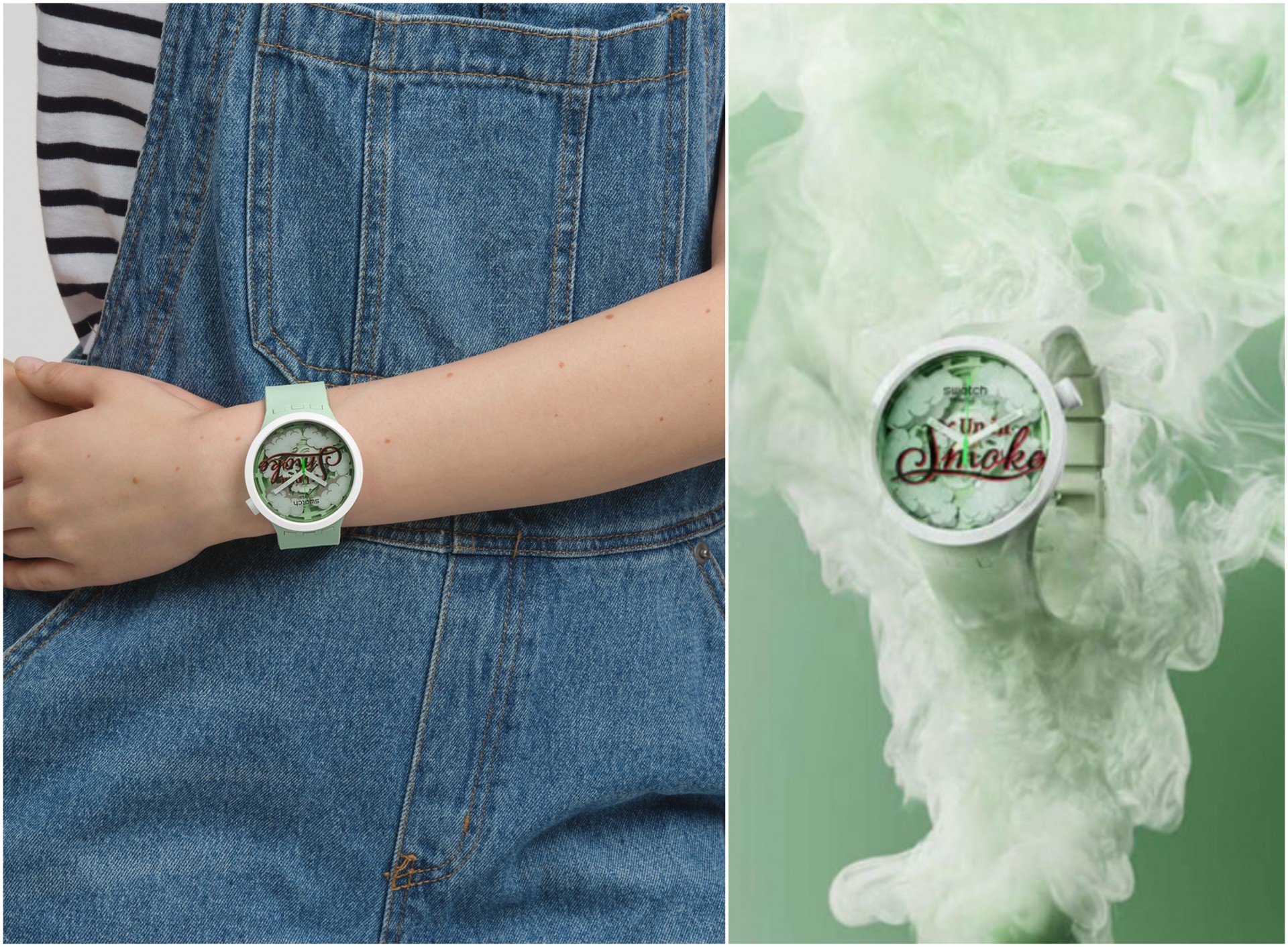 Часовник на неделата: Swatch UP IN SMOKE - уметност на рака