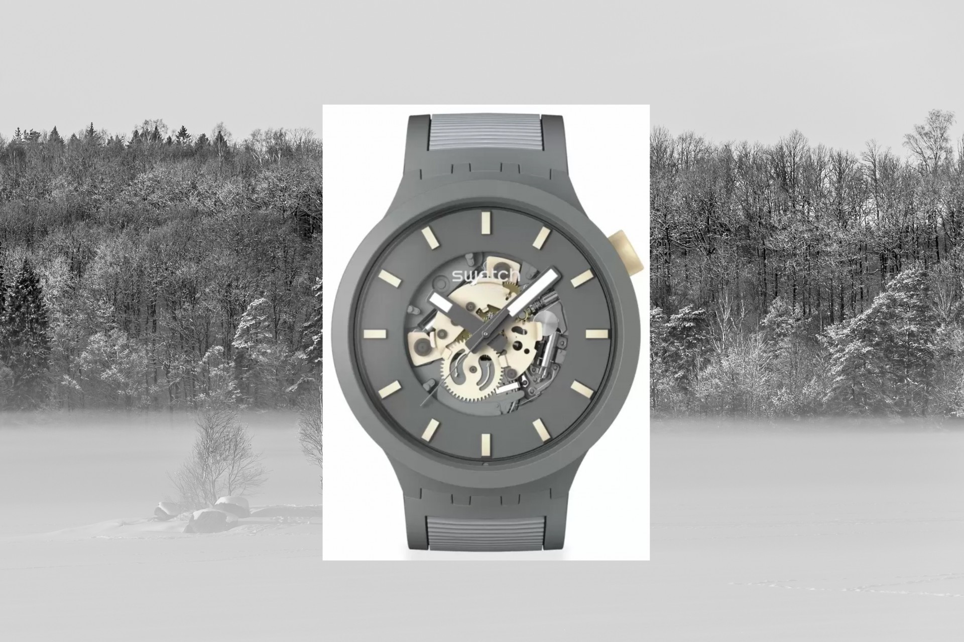 Часовник на неделата: Swatch THRU THE HORIZON едноставен, а впечатлив