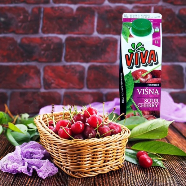 Вива Вишна нектар - нов премиум вкус создаден од највкусните македонски вишни