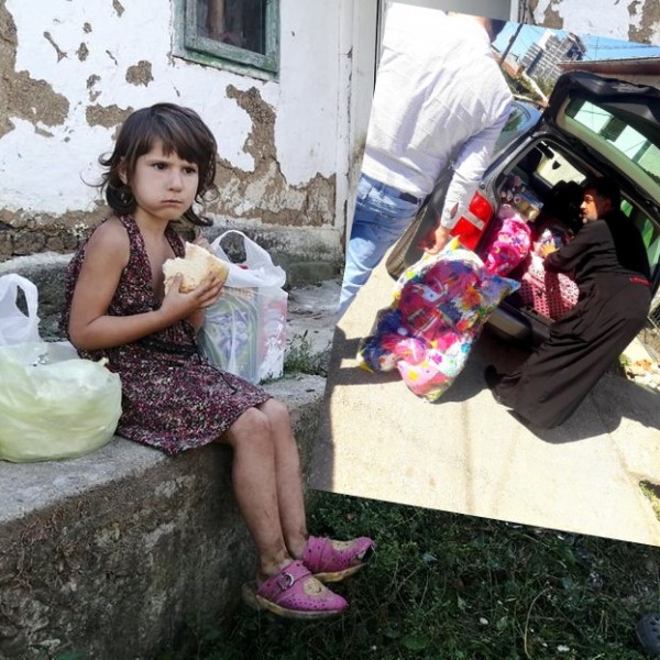 (ФОТО) Помош и од Македонија: Отец Оливер Петровски замина кај малата Тијана