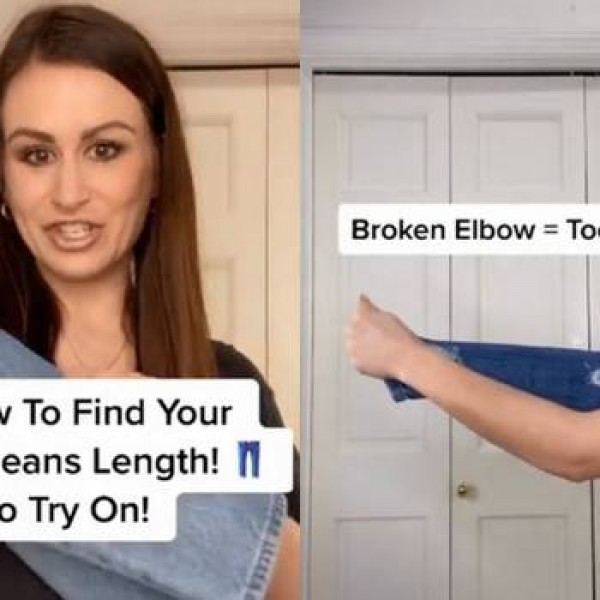 Блогерка на ТикТок откри како да ја погодите должината на фармерките без да ги пробате
