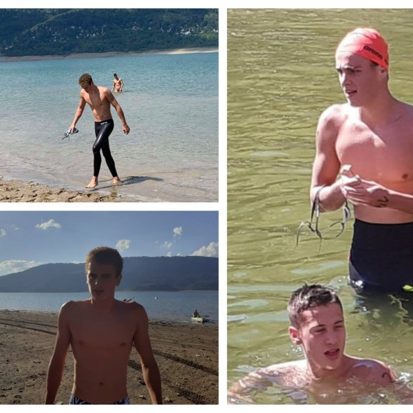 На 16 години поставува рекорди: Андреј Стојановски е надеж на македонското пливање