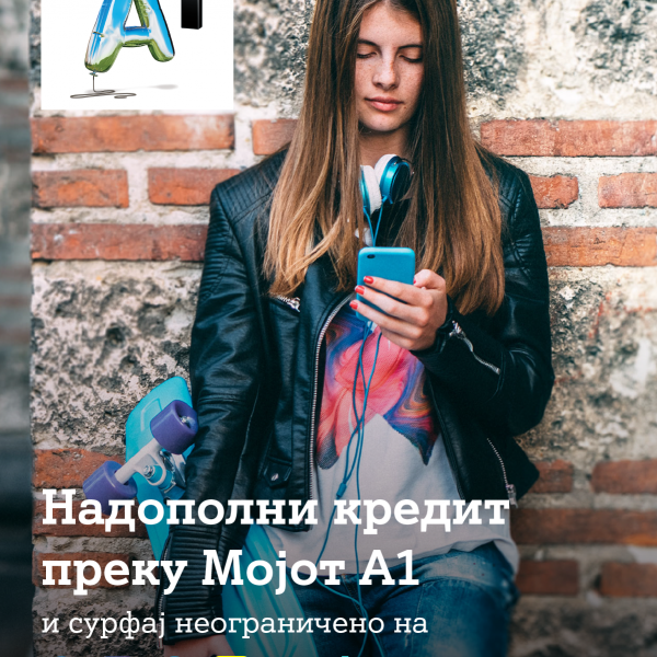 A1 Македонија со нови бенефити: Неограничено сурфање на омилените социјални мрежи со А1 Go Social за при пејд корисниците