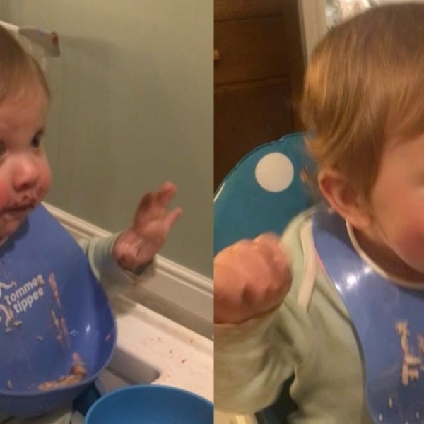 Радост како никогаш досега: Бебе за првпат пробува чоколадо