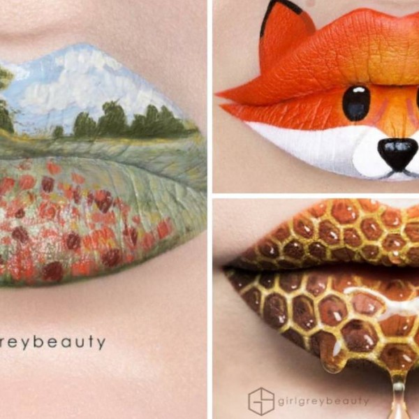 Усните ги претвора во уметност: Со шминка прави вистински ремек дела