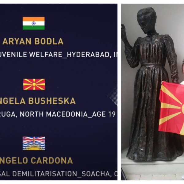 Македонката која доби награда во чест на принцезата Дајана: Искрено со 19 – годишната Ангела Бушеска