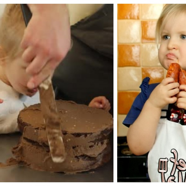 Тригодишно девојче е главна ѕвезда на социјалните мрежи: Обожува да готви и тоа го прави на интересен начин