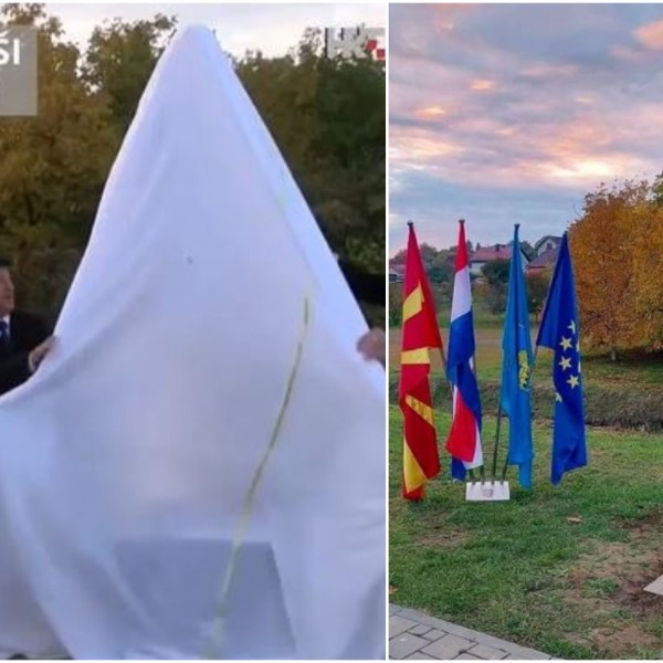 Поставен споменик на Тоше Проески на местото на кое трагично го изгуби животот во Хрватска