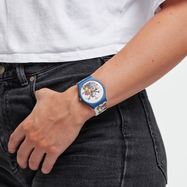 Часовник на неделата: FIRST BASE на Swatch за фановите на Чарли Браун