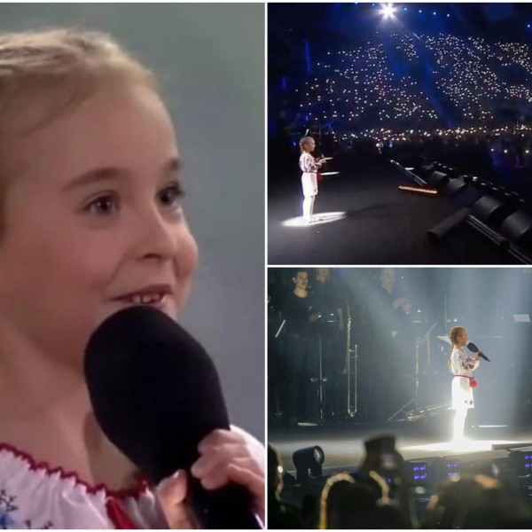 7-годишно девојче од Украина стана вирално откако ја отпеа „Let It Go“: Сега пред 10.000 луѓе ја отпеа националната химна во Полска (ВИДЕО)