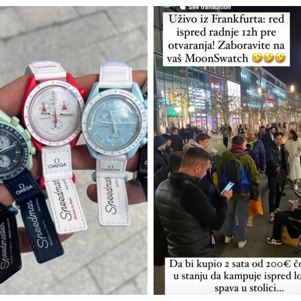 Стампедо во Тајван, редици во сите светски метрополи: Новите часовници Swatch-Omega ги надминаа сите очекувања (ВИДЕО)