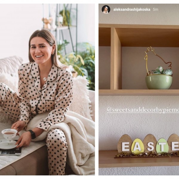 Александра Шијакоска по операциите е дома за Велигден: Преубав празнично украсен дом
