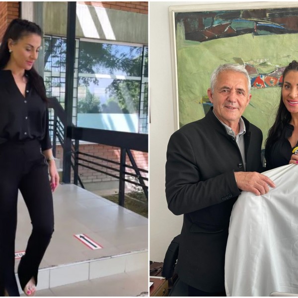 Ја покажа својата хумана страна: Сузана Гавазова ја поддржа акцијата „Подари, израдувај некого“ на СОУ „Никола Карев“ од Струмица (ФОТО)