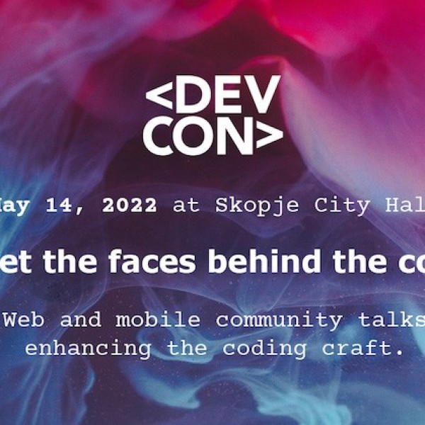 DevCon повторно во живо - конференција од ИТ заедницата за ИТ заедницата на 14 мај во City Hall Скопје