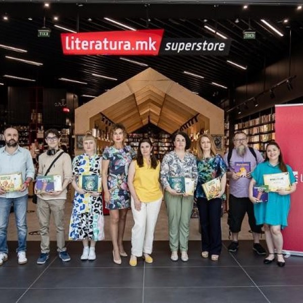 Движењето за креативност „Иво Лауренчиќ“ и „Арс Ламина“ на Меѓународниот ден на детето ги промовираа авторите и илустраторите на „Новите бајки од Македонија“
