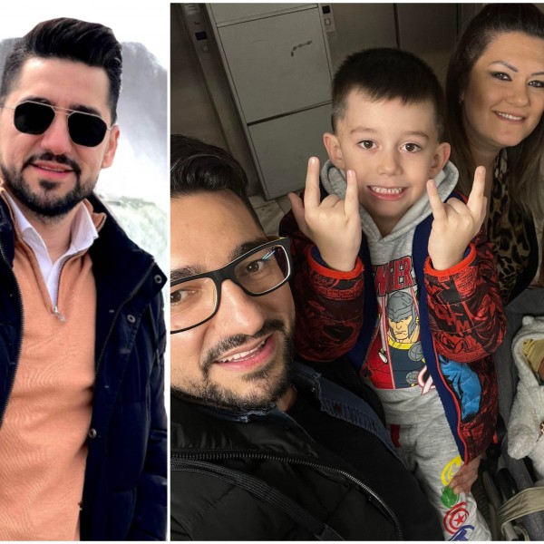 Модно усогласено семејство: Ѓоко Јовиќ сподели семејна фотографија од првиот роденден на синот (ФОТО)