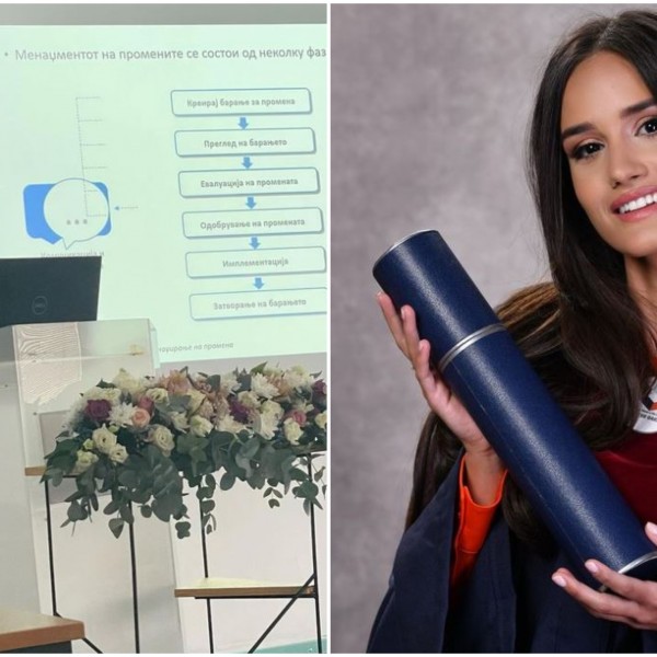 Официјално инженер: Внуката на Заев дипломираше на Машинскиот факултет (ФОТО)
