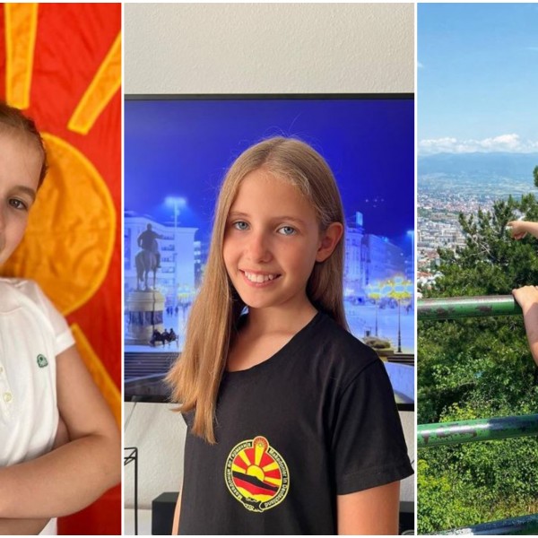 Мислеа дека сум родена во Германија, но им покажав од каде доаѓам: 9-годишната Анастасија за видеата на кои треба да биде горд секој Македонец