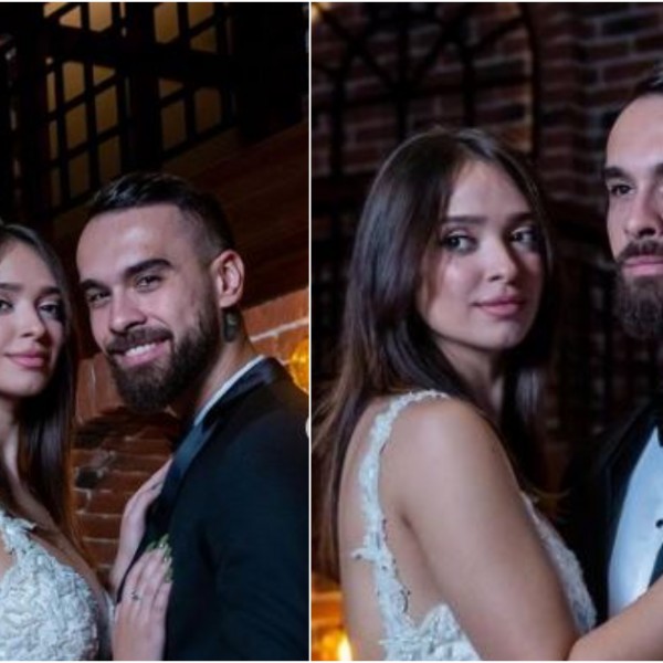 Едвај чекам да дојде нашиот ден: Марта во венчаница од тантела за фотосесија со идниот сопруг Стефан Лазаров (ФОТО)