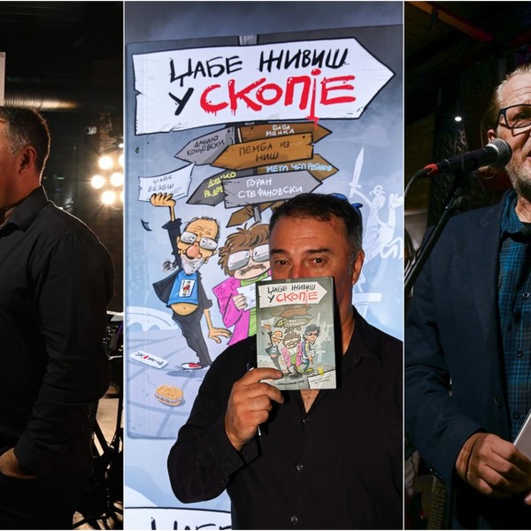 Зоран Спасов Ѕоф: Книгата „Џабе живиш у Скопје“ е водич до сигурна смрт од смеење