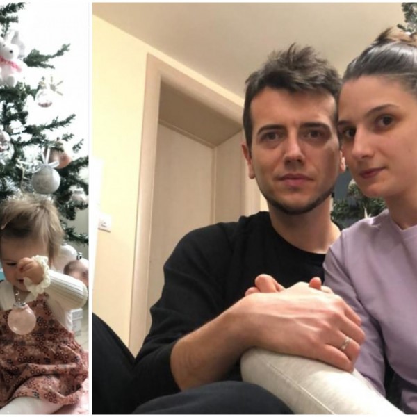 Елката блесна и во домот на Александар Белов: 11-месечната ќеркичката на пејачот не може да ѝ се изнарадува (ФОТО)