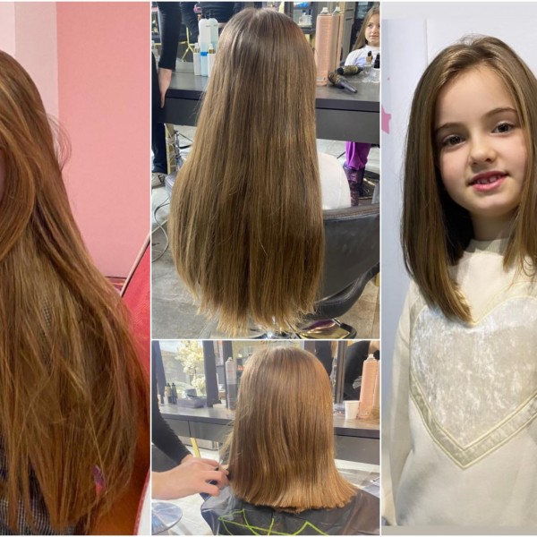 Малата Дина по две години повторно донираше коса за децата болни од рак: За посреќно детство на сите дечиња