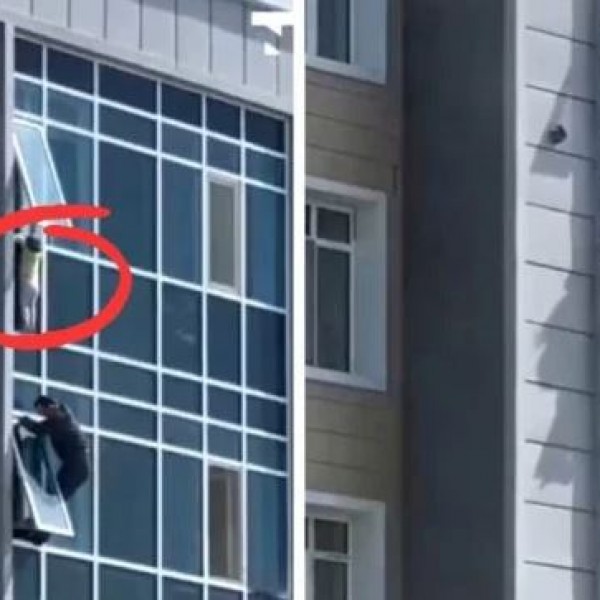 Дете висело на прозорец од осми кат: Еден случаен минувач направил нешто неверојатно (ВИДЕО)