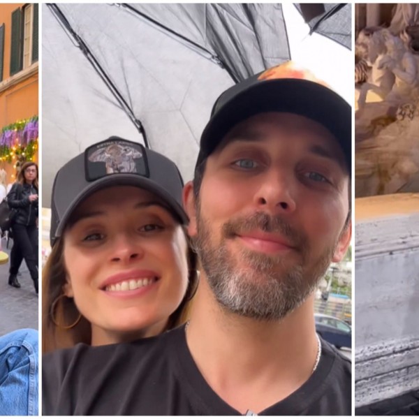Вљубени и среќни: Каролина и Михаил на патување во Рим