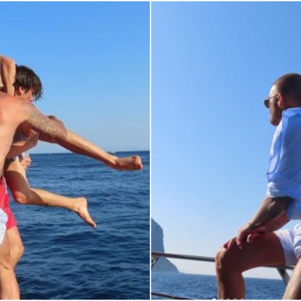 Лудории: Синот на Бекам покажа како се забавува на одмор во Хрватска