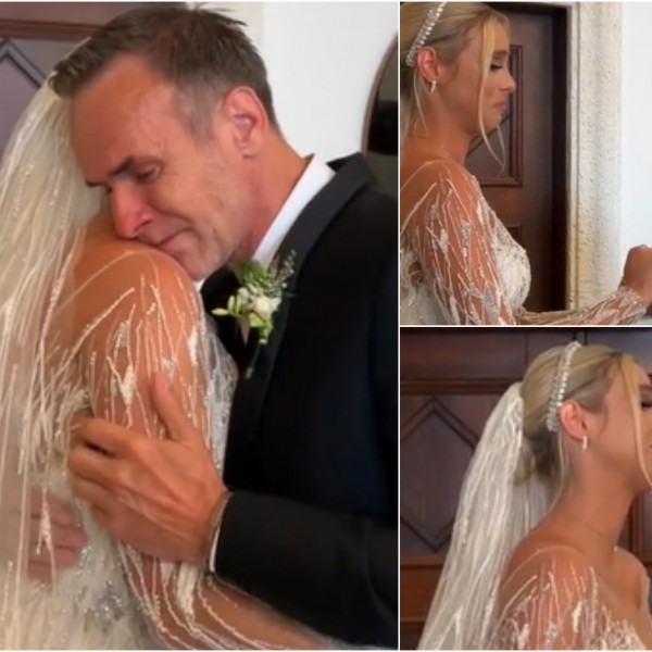 Невеста се расплака на свадбата: Рекцијата на татко ѝ ќе ја памети засекогаш (ВИДЕО)