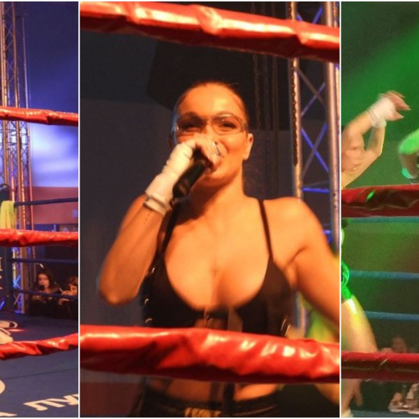 Теодора Џехверовиќ пееше во ринг и ја „полуде“ публиката: Поради жешкиот танц и се одврза маицата, а потоа настана хаос