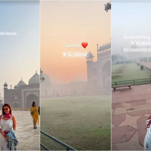 Ноне го посети едно од седумте светски чуда: Најубавото изгрејсонце е во Таџ Махал