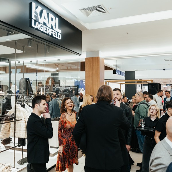Свечено отворена првата моно-бренд продавница KARL LAGERFELD во Skopje City Mall: Добредојдовте во светот на KARL LAGERFELD.