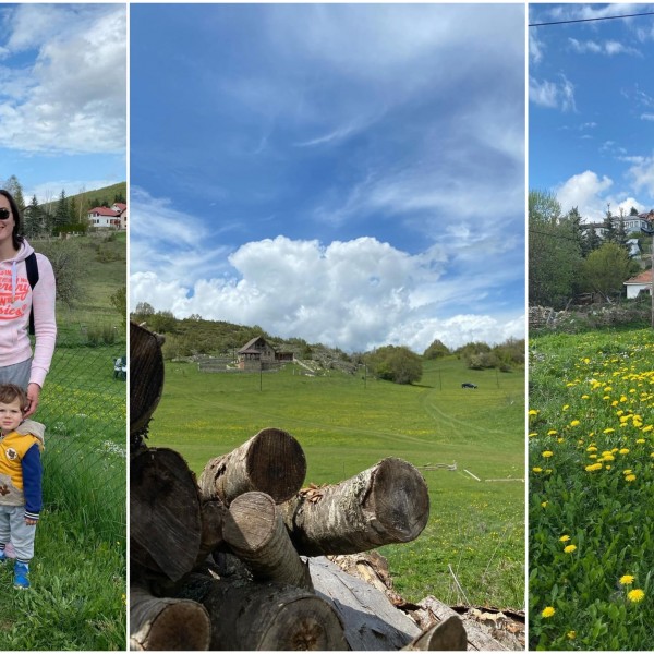 „Мајски рај“:  Водителката Јелена Богојевиќ за велигденските празници со семејството ужива во најубавиот дел од Македонија