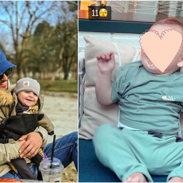 Еден месец го дели од 1 годинка: Лукијан, синот на Таско и Таша наполни 11 месеци и е пресладок (ФОТО)