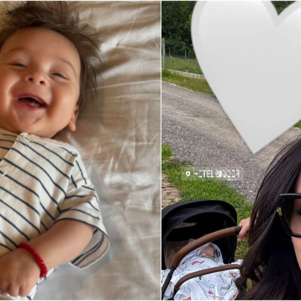 Сопругата на Огњен Амиџиќ објави слатка фотка од синот: На кого повеќе ви личи?