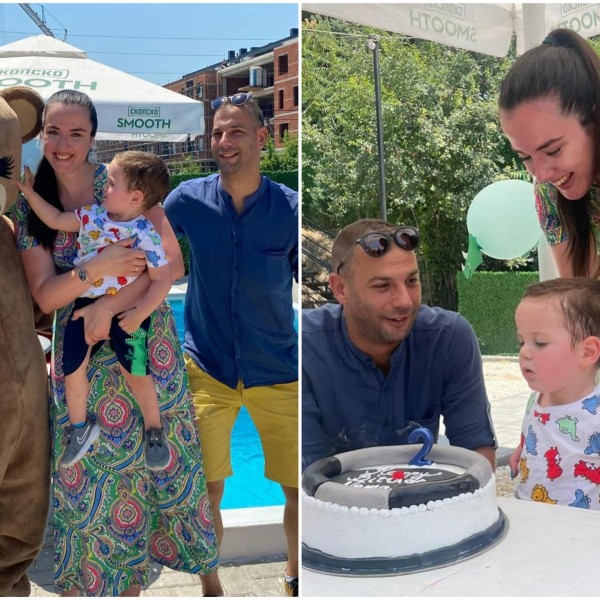 Забава покрај базен за Немања: Синот на водителката Јелена наполни 2 години